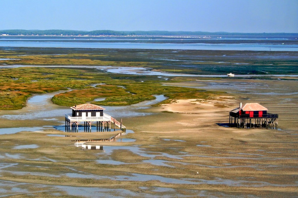 Bassin d'Arcachon, Cabanes tchanquées