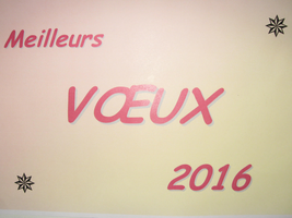 Meilleurs voeux 2016 !